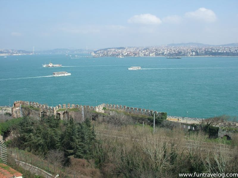 The Bosphorus is a strait that forms part of the boundary between Europe and Asia