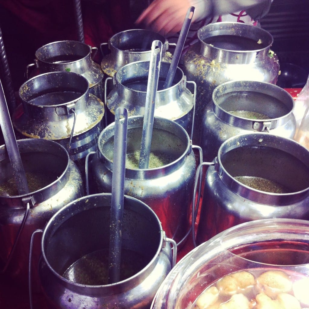 Pani Puri at Sarafa Bazaar