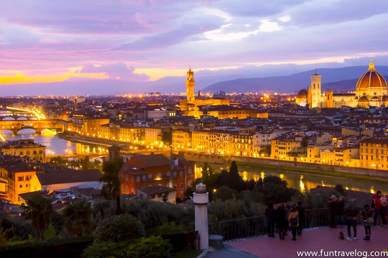 Who wouldn't want to return to this stunning view in Florence?