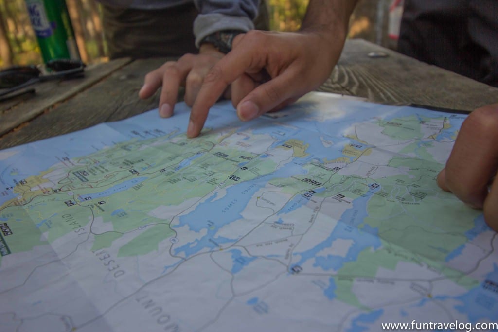 Planning the route to Acadia and it's scenic loop