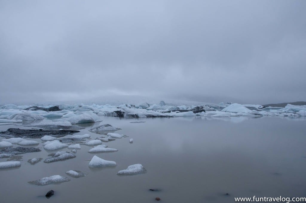 Getting close to the glaciers, Fjallsarlon Glacier Lagoon.