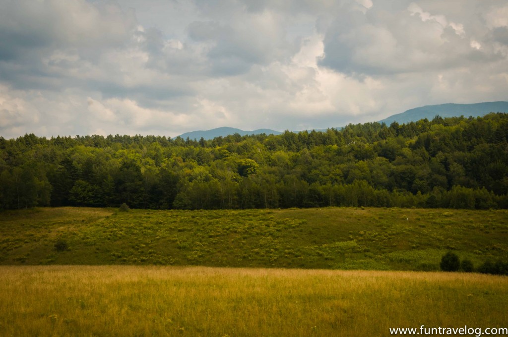 Scenic route 108 in Vermont