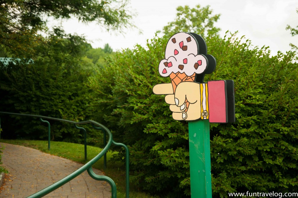 A sign outside Ben & Jerry's Factory in Waterbury, Vermont