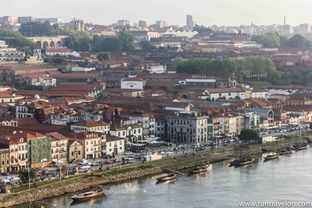 Sunset views from Dom Luis bridge