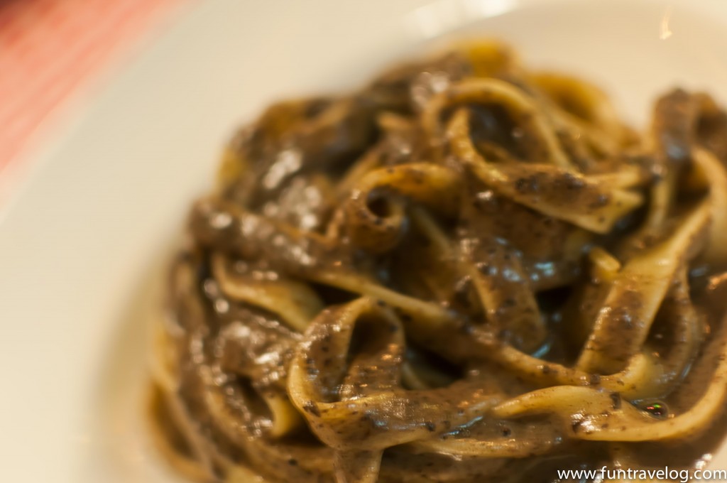 Truffle pasta- one of the best we ever had