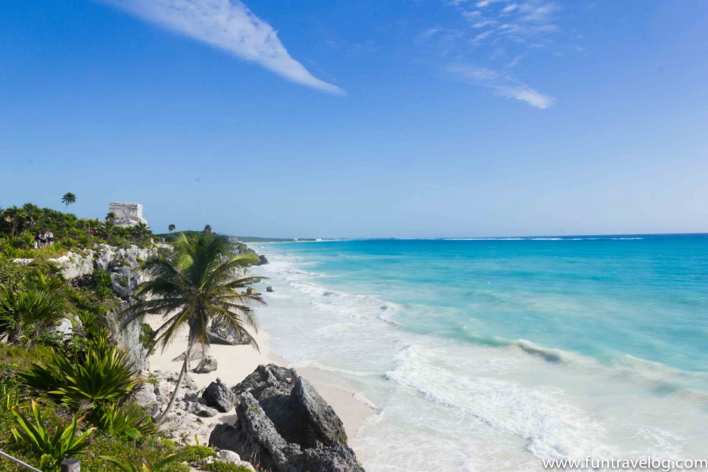 Tulum beach and ruins