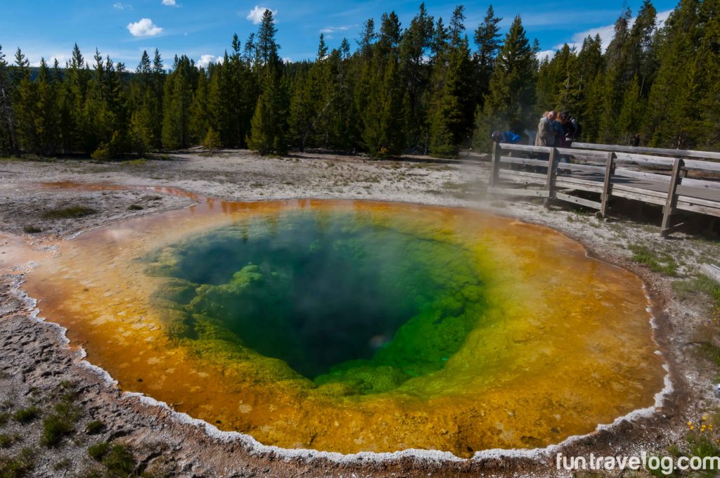 Morning Glory pool, now as Fading Glory