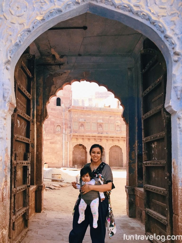 Supriya & Raahi at Blue city, Jodhpur