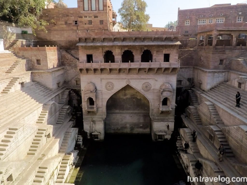 A view of Toorji ka Jhlara stepwell, Jodhpur