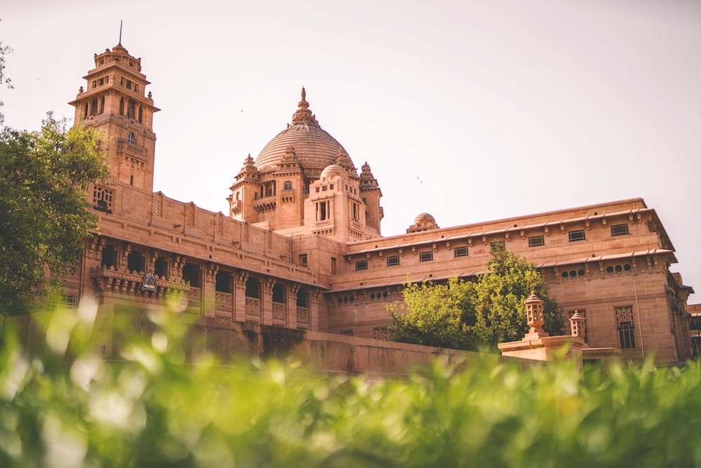 Outer facade of Umaid Bhawan Museum, Jodhpur