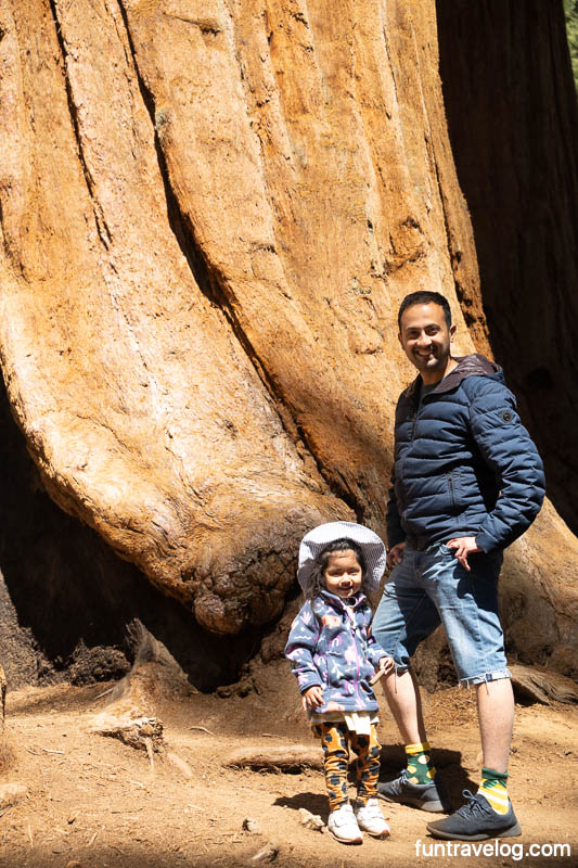 Bharat and Raahi at Parker Group Sequoias, a must visit spot if you plan to spend one day in Sequoia National Park