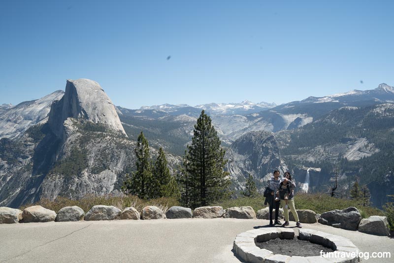 At the Glacier Point Overlook amphitheater