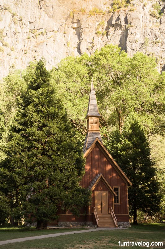 A photo of Yosemite Chapel