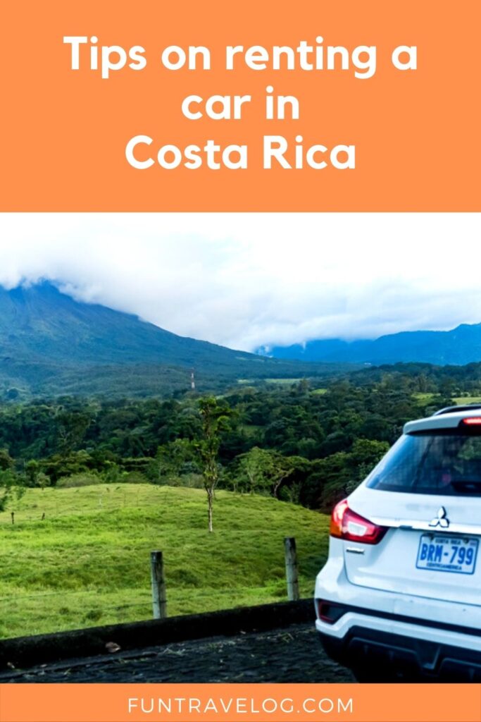 Pinterest image for Renting a car in Costa Rica