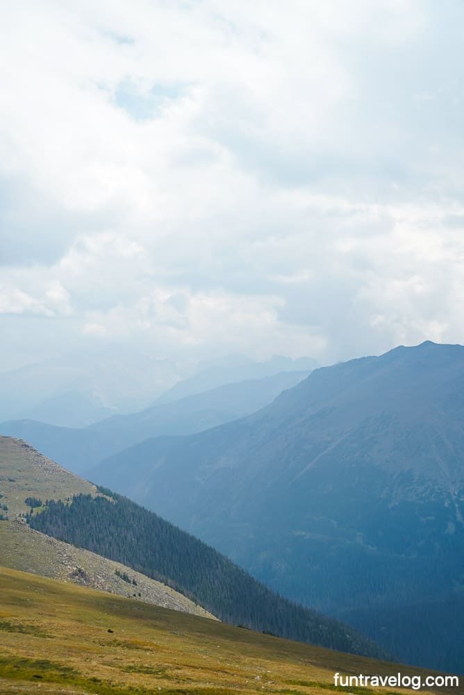 A view of the alpine tundra ecosystem in Rocky Mountain National Park 