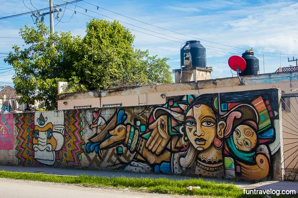 Street art in Tulum